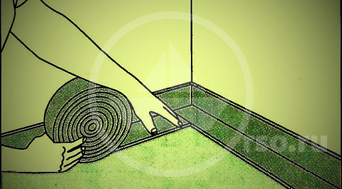 Перед монтажом, достаточно 2 суток и +16 градусов, чтобы звукоизоляционная панель Соноплат сложенная горизонтальными стопками, приобрела температурные и влажностные характеристики помещения. Стыковочные с торцами панелей пол, стены и потолок проклеиваются вдвое вибродемпфирующей лентой входящей в комплект поставки.