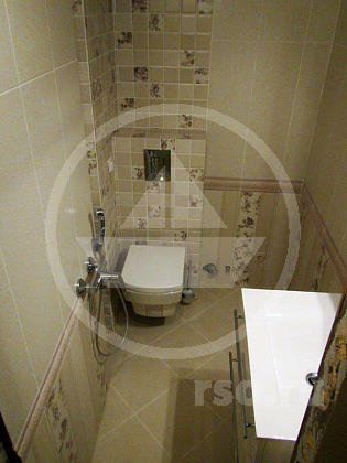 Различные ниши, естественные или конструктивно созданные, искусно используются инженерами компании для размещения необходимого оборудования ванной комнаты и туалета.
