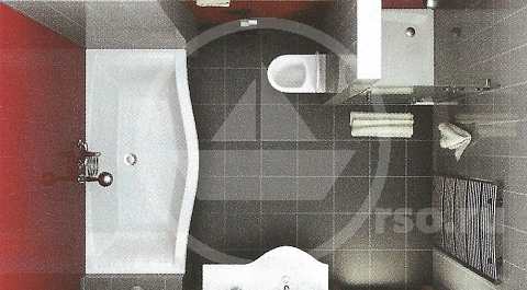 Объединение сантехузла в стандартном доме П-44 может быть настолько удачным, что позволяет и необходимое оборудование распределить и получить значительный выигрыш в свободном пространстве.