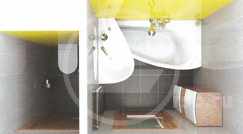 Мебельная колонка может быть заменена стиральной машиной (с предварительной прокладкой коммуникаций конечно).