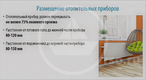 Главный и определяющий будущий комфорт шаг в проектировании отопления это размещение радиаторов по зонам обогрева.