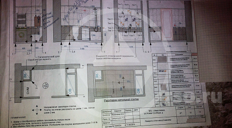 Подробная прорисованная раскладка плитки в ванной ясно и понятно конкретизирует задачу перед мастером.