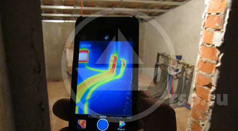 Правильная обвязка котлов и на экране тепловизора отображается правильно, в виде чёткой картинки по которой и не специалисту понятно, что оборудование работает стабильно и чётко.