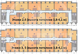 Ремонт и отделка помещений площадью 35 м2 и отделка апартаментов площадью 35-60 м2 на этажах.