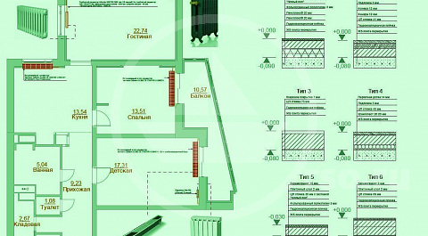 План установки радиаторов определяет не только модельный ряд, но и помогает сформировать нужную степень теплоконвекции каждой комнаты для создания комфортной температуры воздуха в квартире и нужного баланса влажности.